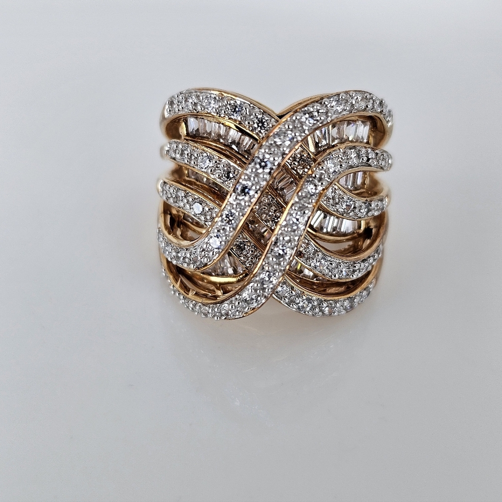 Gorgeous Victoria Wieck Absolute Gemstones & Vermeil Ring Sz 6!